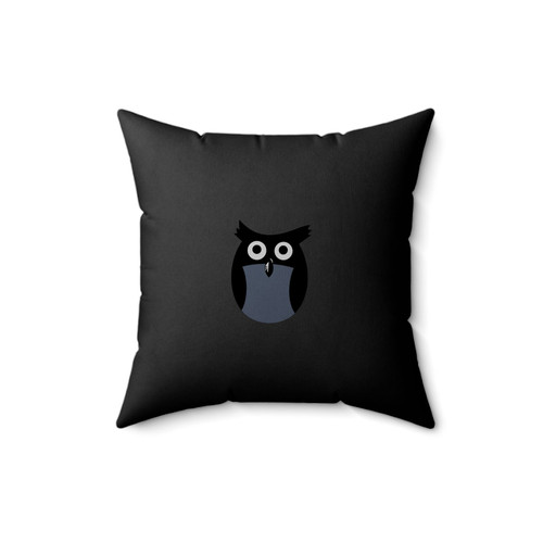 Owl Beige Animal Bird Hipster Unique Gift For Her Square Pillow Cover
