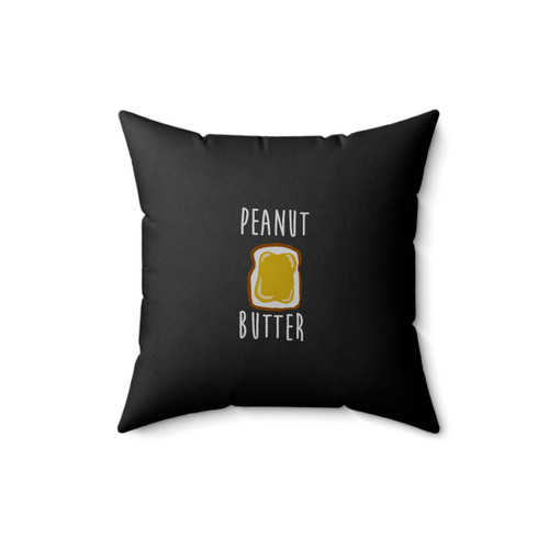 Peanut Butter And Jelly Set Twins Sibling Matching Sibling Funny Matching Pb & J 2 Square Pillow Cover
