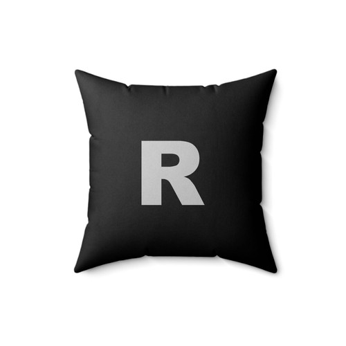 Pokeman Go Team Rocket Symbol Square Pillow Cover