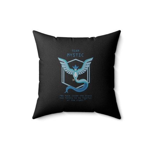 Pokemon Go Team Mystic Articuno We Have Loved The Stars Too Fondly To Fearful Of The Night Square Pillow Cover