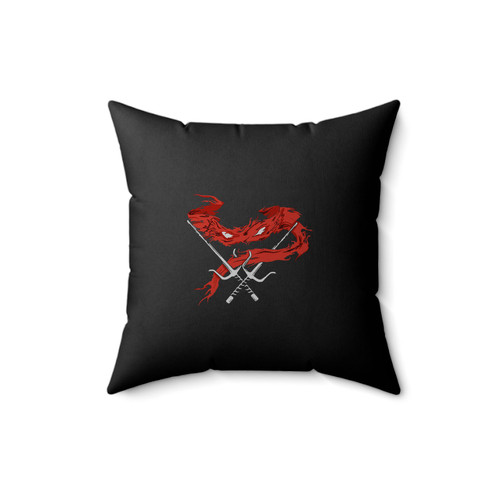Raphael Tmnt Ninja Turtles Inspired Ghost Mask Square Pillow Cover
