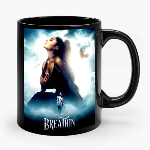 Ariana Grande Breathin Face Ceramic Mug