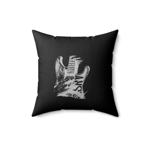 Srv Music Davinci Guitar Square Pillow Cover