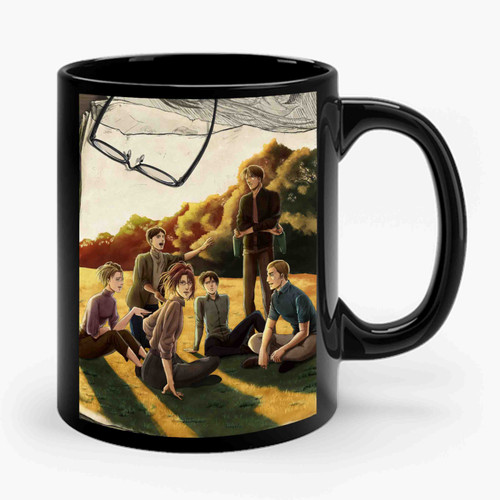 Attack On Titan Characters Ceramic Mug