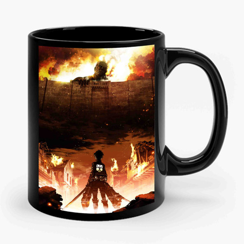 Attack On Titan War Ceramic Mug