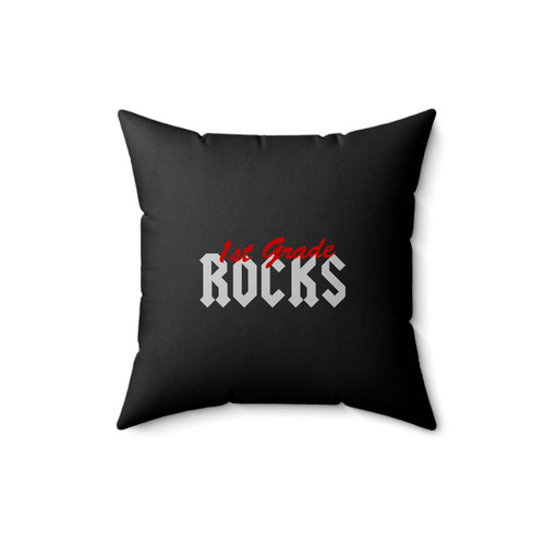 Teachers Rock 1St Grade Rocks Square Pillow Cover