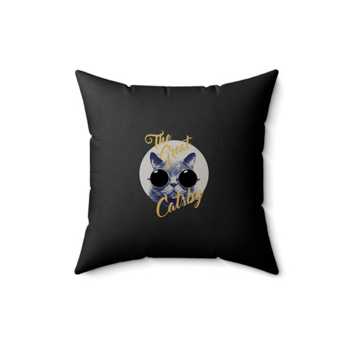 The Great Catsby 4 Square Pillow Cover