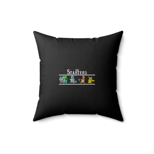 The Starters Pokemon Pokemon Cute Pokemons Pikachu Charmander Squirtle Bulbasaur Square Pillow Cover