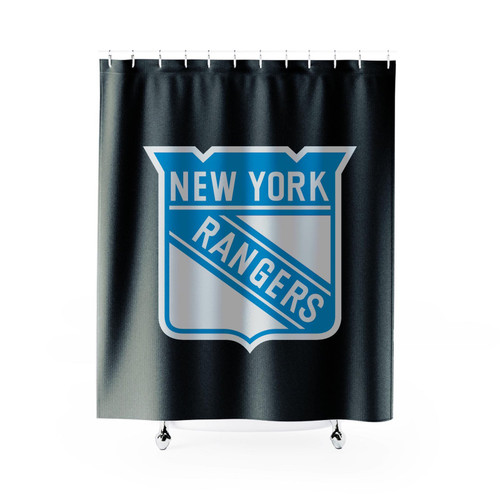 New York Rangers Logo Shower Curtain