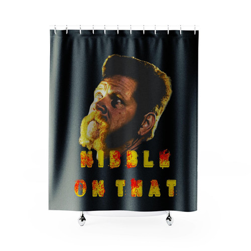 Nibble On That Abraham Shower Curtain