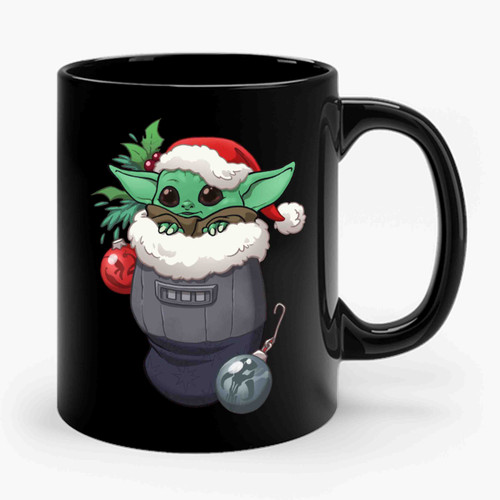 Baby Yoda Christmas Ceramic Mug