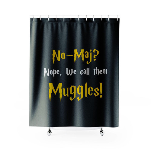 Nomaj Muggles Fantastic Beasts Shower Curtain