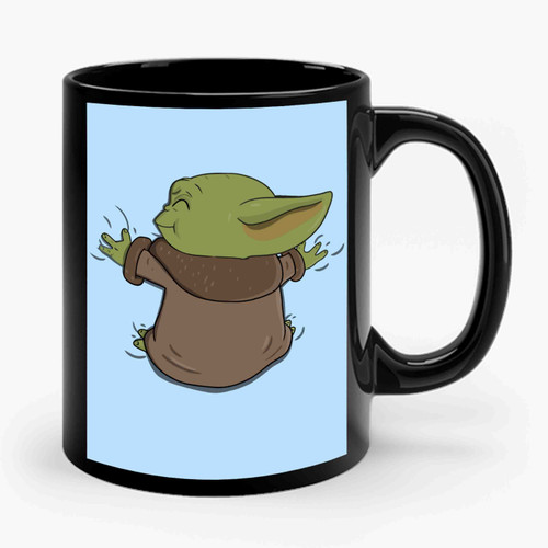 Baby Yoda Hug Ceramic Mug