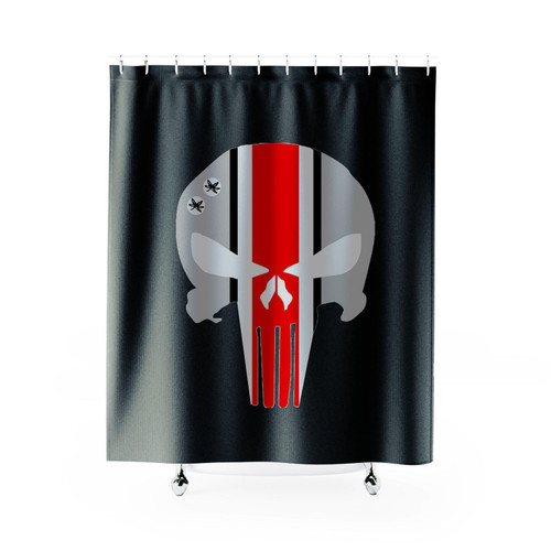 Ohio State Buckeyes Punisher Shower Curtain