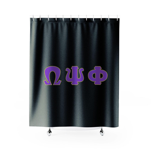 Omega Psi Phi Shower Curtain