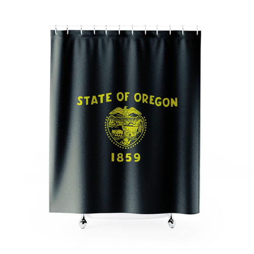 Oregon State Flag Shower Curtain