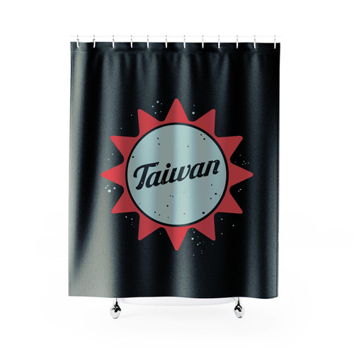 Oriental Taiwan Flag Shower Curtain