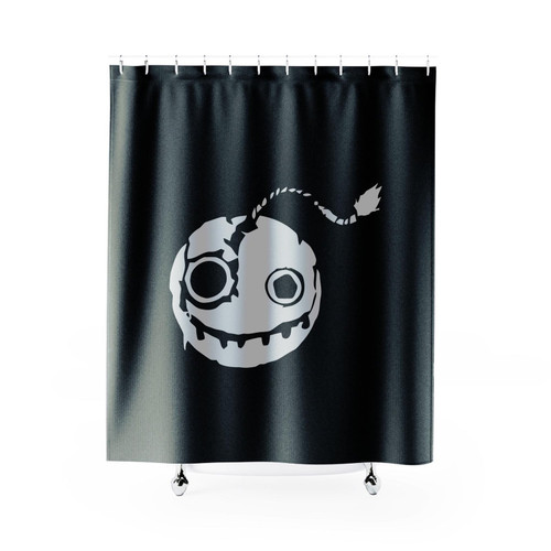 Overwatch Junkrat Bomb Shower Curtain