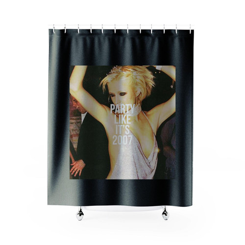 Party Like Its 2007 Paris Hilton Shower Curtain