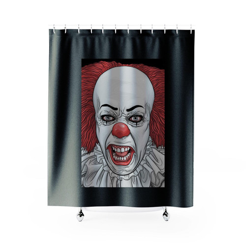 Pennywise The Dancing Clown It Stephen King We All Float Down Shower Curtain Pennywise The Dancing Clown It Stephen King We All Float Down Shower Curtain