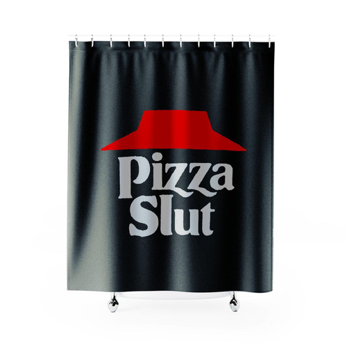 Pizza Party Pizza Slut Shower Curtain