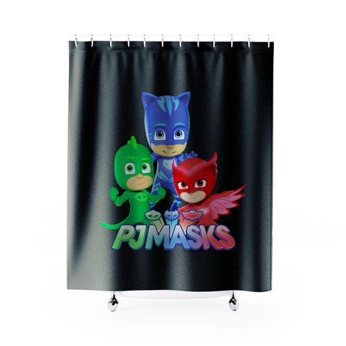 Pj Masks Games Funny Shower Curtain