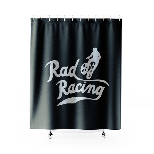 Rad Racing Cru Jones Bmx Shower Curtain