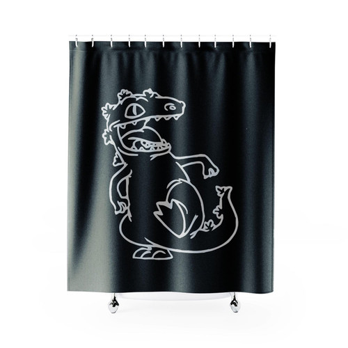 Reptar Rugrats Dinosaurs Kids Tv Show Shower Curtain