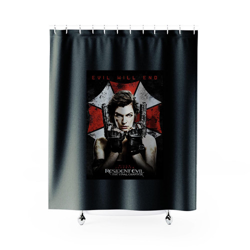 Resident Evil The Final Chapter Shower Curtain