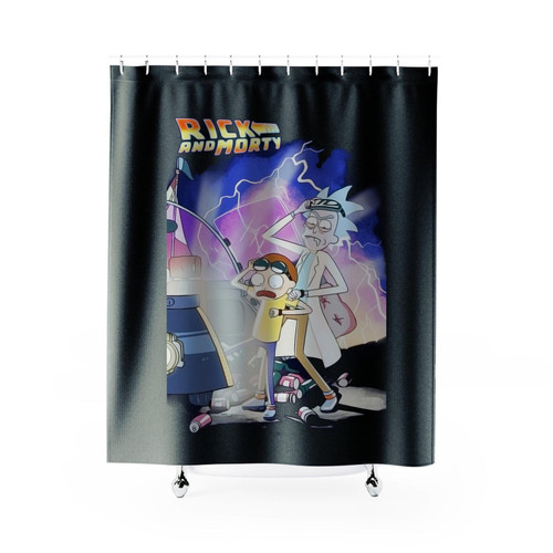 Rick Future Rick And Morty Shower Curtain
