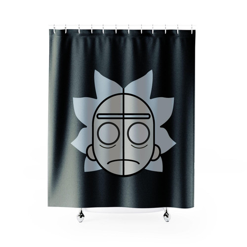 Rick Head Rick And Morty Tv Series Shower Curtain
