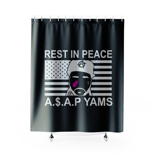 Rip Asap Yams Shower Curtain