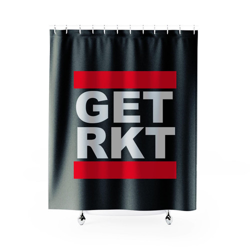 Run Dmc Get Rkt Shower Curtain