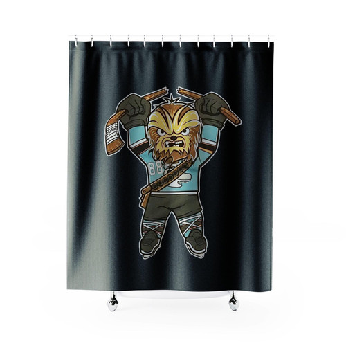 San Jose Sharks X Chewbacca Shower Curtain