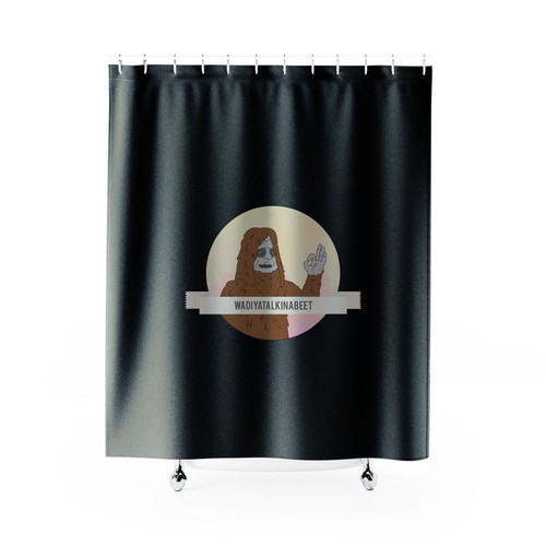 Sassy The Sasquatch The Big Lez Show Shower Curtain