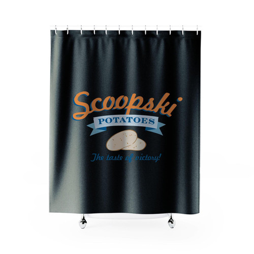 Scoopski Potatoes Funny Shower Curtain