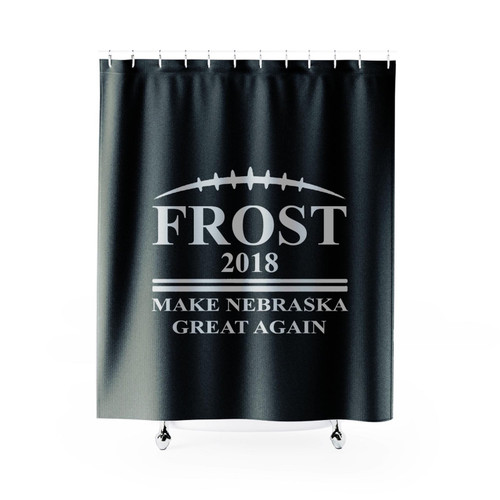 Scott Frost 2018 Make Nebraska Great Again Shower Curtain