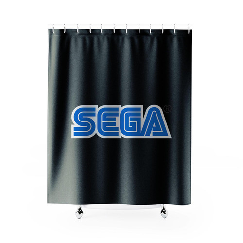 Sega Game Logo Shower Curtain