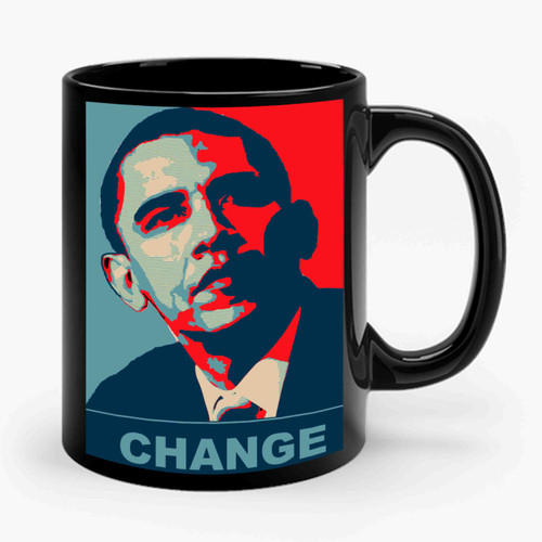 Barack Obama Change Ceramic Mug