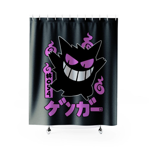 Shiny Gangar Pokemon Gengar Shower Curtain