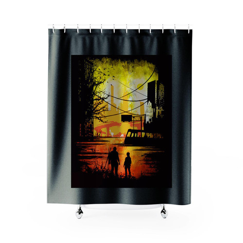 Sole Survivors The Last Of Us Inspired Gaming Shower Curtain