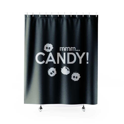 Soot Sprites Candy Spirited Away Anime Shower Curtain