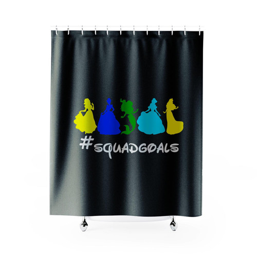 Squad Goals Disney Princess Shower Curtain