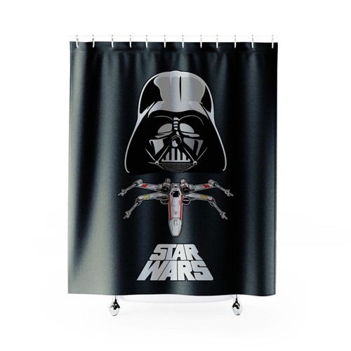 Star Wars Darth Vader X Wing Shower Curtain