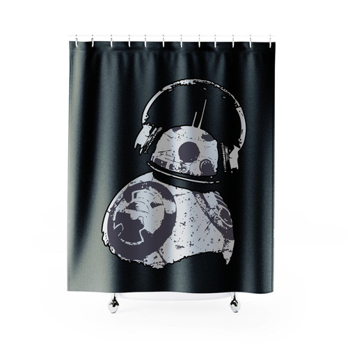 Star Wars Movie Bb8 Star Warsthe Force Has Awakened The Last Jedi Shower Curtain