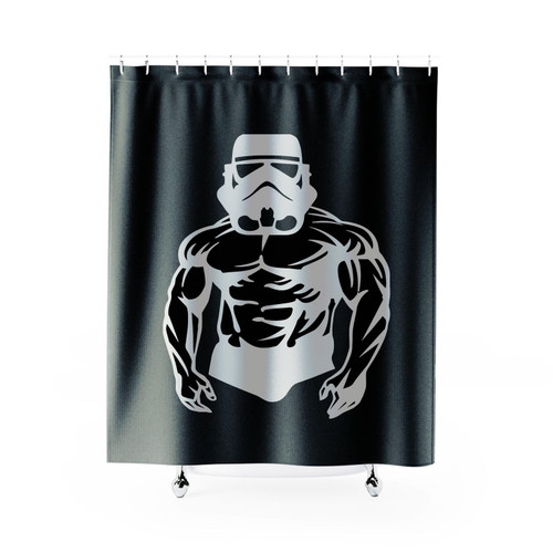 Starwars Bodybuilding Fitness Stringer Workout Gym Shower Curtain