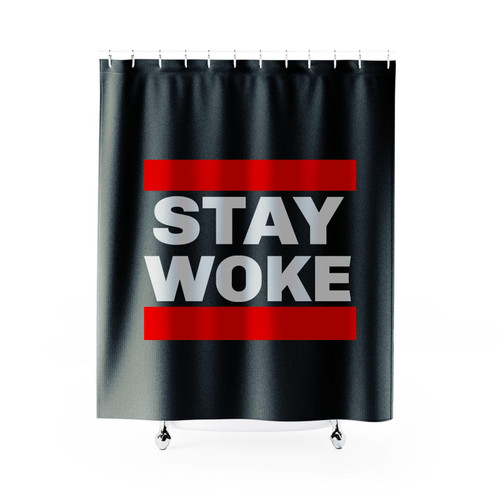 Stay Woke Run Dmc Shower Curtain