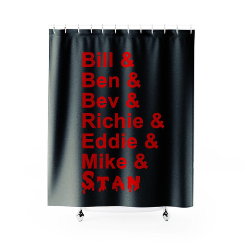 Stephen King I T Bill And Ben And Bev And Richie And Eddie Shower Curtain