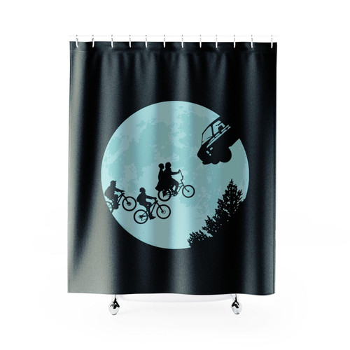 Stranger Things Moon Shower Curtain