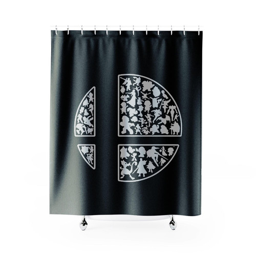 Super Smash Brother All Characters Shower Curtain